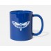 Death'S Head Moth Royal Blue Mugs